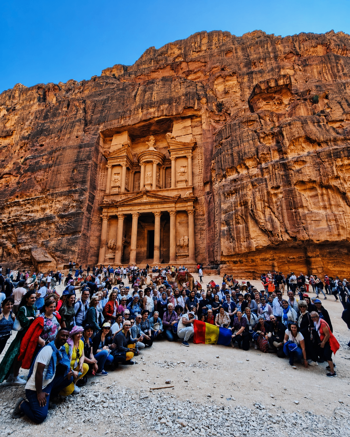 Eland Tours group at Petra