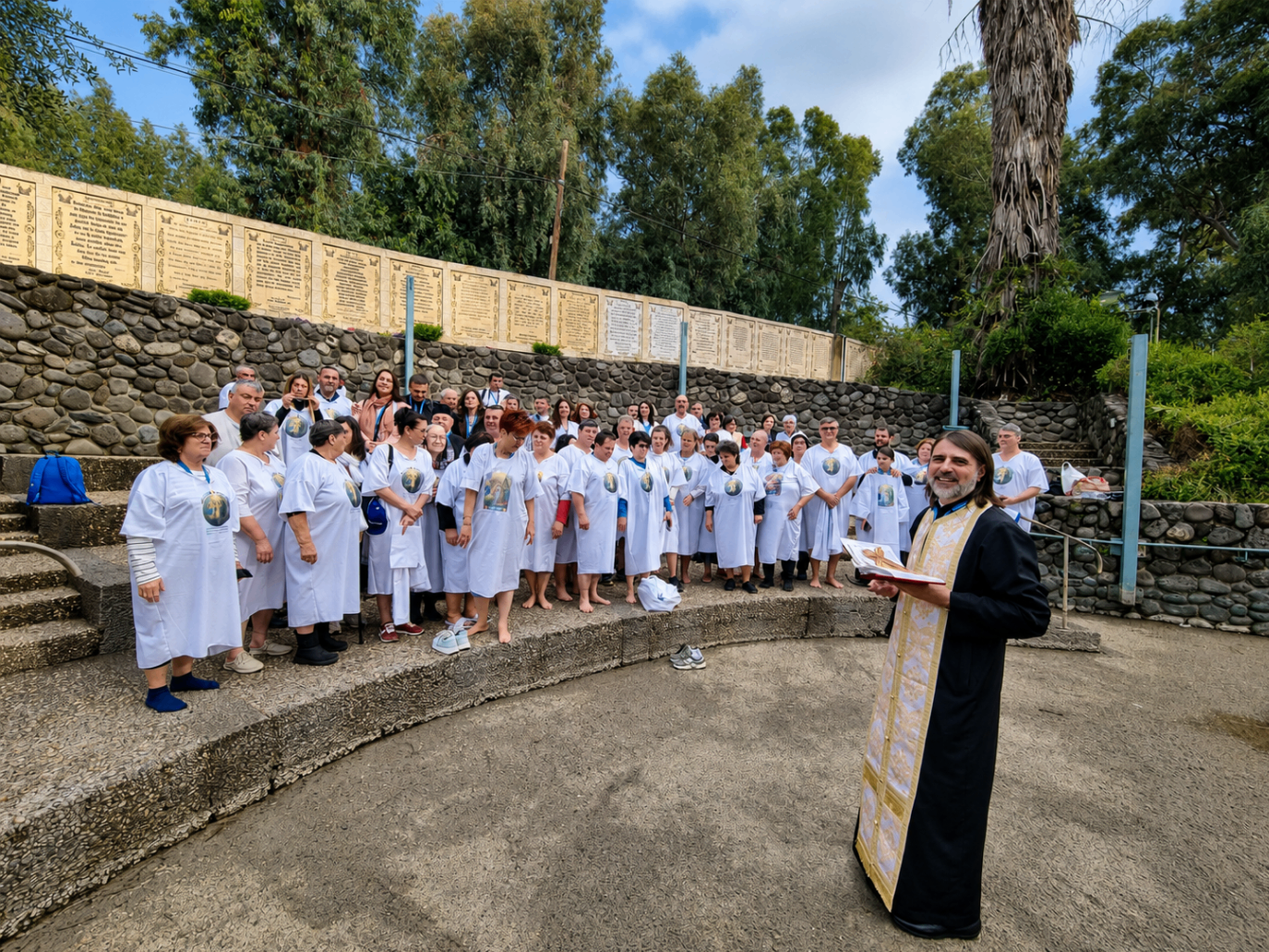 Eland Tours group at the Sea of Galilee